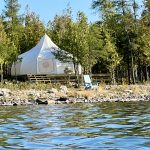 Luxury Bell Tent on Drummond Island Michigan