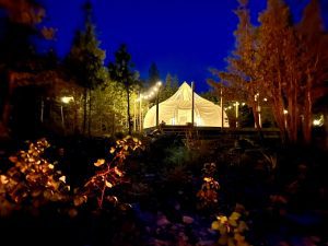 Bell Tent on Lake Huron