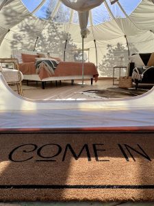 Bell Tent on Lake Huron